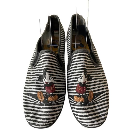 Keds Disney Collaboration Striped Mickey Mouse Slip On Women's Sneakers size 7 - Picture 1 of 6